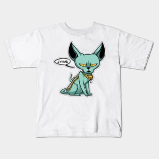 Lying cat Kids T-Shirt